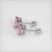 2.06 Ct.Tw. Gemstone Earrings, 14K White Gold 3