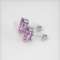 <span>3.48</span>&nbsp;<span class="tooltip-light">Ct.Tw.<span class="tooltiptext">Total Carat Weight</span></span> Gemstone Earrings, 14K White Gold 3