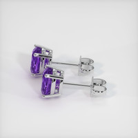 <span>1.62</span>&nbsp;<span class="tooltip-light">Ct.Tw.<span class="tooltiptext">Total Carat Weight</span></span> Gemstone Earrings, 14K White Gold 3