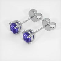 1.02 Ct.Tw. Gemstone Earrings, 14K White Gold 3