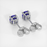 1.02 Ct.Tw. Gemstone Earrings, 14K White Gold 4