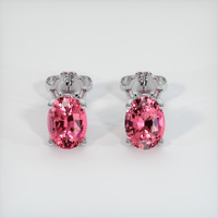 2.44 Ct.Tw. Gemstone Earrings, 14K White Gold 1