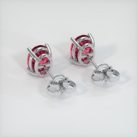 2.44 Ct.Tw. Gemstone Earrings, 14K White Gold 4