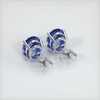 <span>4.00</span>&nbsp;<span class="tooltip-light">Ct.Tw.<span class="tooltiptext">Total Carat Weight</span></span> Sapphire Earrings, 18K White Gold 4