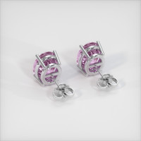 3.48 Ct.Tw. Gemstone Earrings, 18K White Gold 4