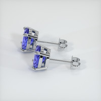 <span>1.68</span>&nbsp;<span class="tooltip-light">Ct.Tw.<span class="tooltiptext">Total Carat Weight</span></span> Sapphire Earrings, 18K White Gold 3