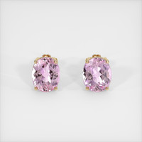 3.48 Ct.Tw. Gemstone Earrings, 14K Yellow Gold 1