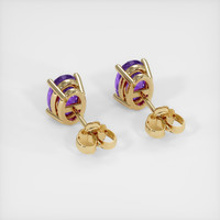 <span>1.62</span>&nbsp;<span class="tooltip-light">Ct.Tw.<span class="tooltiptext">Total Carat Weight</span></span> Gemstone Earrings, 14K Yellow Gold 4