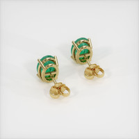 Emerald Earrings 2.28 Ct.Tw.Total Carat Weight, 18K Yellow Gold Preview