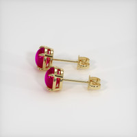 <span>2.28</span> <span class="tooltip-light">Ct.Tw.<span class="tooltiptext">Total Carat Weight</span></span> Ruby Earrings, 18K Yellow Gold 3