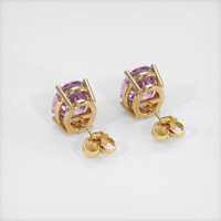 3.48 Ct.Tw. Gemstone Earrings, 18K Yellow Gold 4