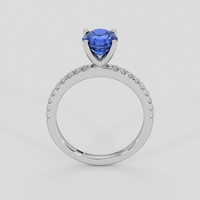 1.75 Ct. Blue Sapphire Ring, Platinum 950 3
