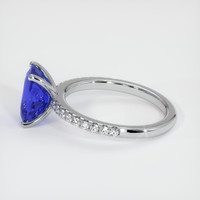 2.50 Ct. Blue Sapphire Ring, Platinum 950 4