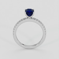 1.25 Ct. Blue Sapphire Ring, Platinum 950 3