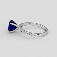 3.12 Ct. Blue Sapphire Ring, Platinum 950 4