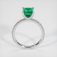 1.60 Ct. Emerald Ring, Platinum 950 3