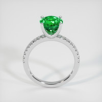 2.60 Ct. Emerald Ring, Platinum 950 3