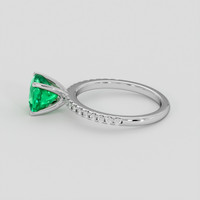 2.15 Ct. Emerald Ring, Platinum 950 4