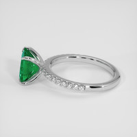 2.02 Ct. Emerald Ring, Platinum 950 4
