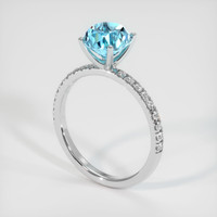 3.38 Ct. Gemstone Ring, Platinum 950 2