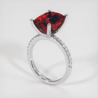 8.03 Ct. Gemstone Ring, Platinum 950 2