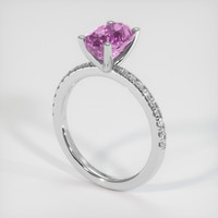 2.16 Ct. Gemstone Ring, Platinum 950 2