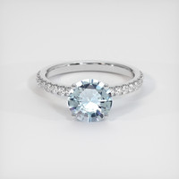 1.35 Ct. Gemstone Ring, Platinum 950 1