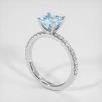 1.35 Ct. Gemstone Ring, Platinum 950 2