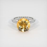 4.12 Ct. Gemstone Ring, Platinum 950 1