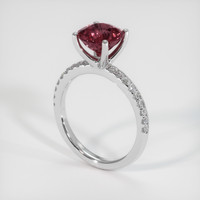 2.86 Ct. Gemstone Ring, Platinum 950 2