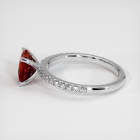 1.52 Ct. Gemstone Ring, Platinum 950 4