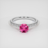 0.81 Ct. Gemstone Ring, Platinum 950 1