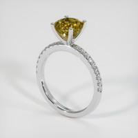 1.71 Ct. Gemstone Ring, Platinum 950 2