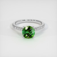 1.63 Ct. Gemstone Ring, Platinum 950 1