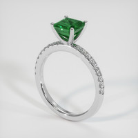 1.33 Ct. Gemstone Ring, Platinum 950 2