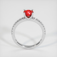 1.10 Ct. Ruby Ring, Platinum 950 3