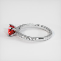 1.20 Ct. Ruby Ring, Platinum 950 4