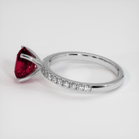 1.66 Ct. Ruby Ring, Platinum 950 4