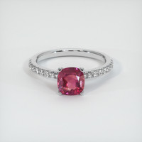 1.41 Ct. Ruby Ring, Platinum 950 1