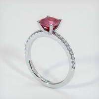 1.41 Ct. Ruby Ring, Platinum 950 2