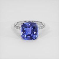 6.09 Ct. Violet Sapphire Ring, Platinum 950 1