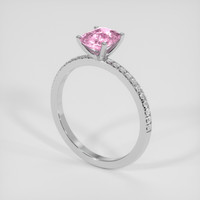2.04 Ct. Pink Sapphire Ring, Platinum 950 2