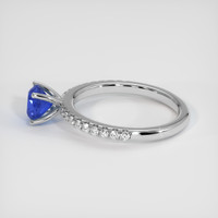 1.00 Ct. Blue Sapphire Ring, Platinum 950 4