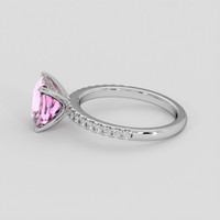 3.01 Ct. Pink Sapphire Ring, Platinum 950 4