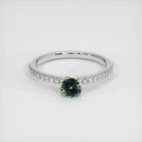 0.68 Ct. Sapphire Ring, Platinum 950 1