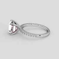 3.58 Ct. Pink Sapphire Ring, Platinum 950 4