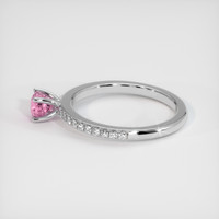0.45 Ct. Pink Sapphire Ring, Platinum 950 4