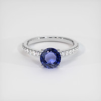 1.82 Ct. Sapphire Ring, Platinum 950 1