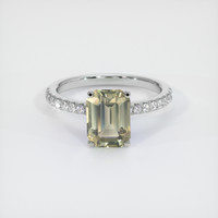 2.65 Ct. Sapphire Ring, Platinum 950 1