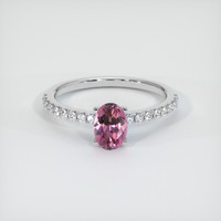 0.87 Ct. Sapphire Ring, Platinum 950 1